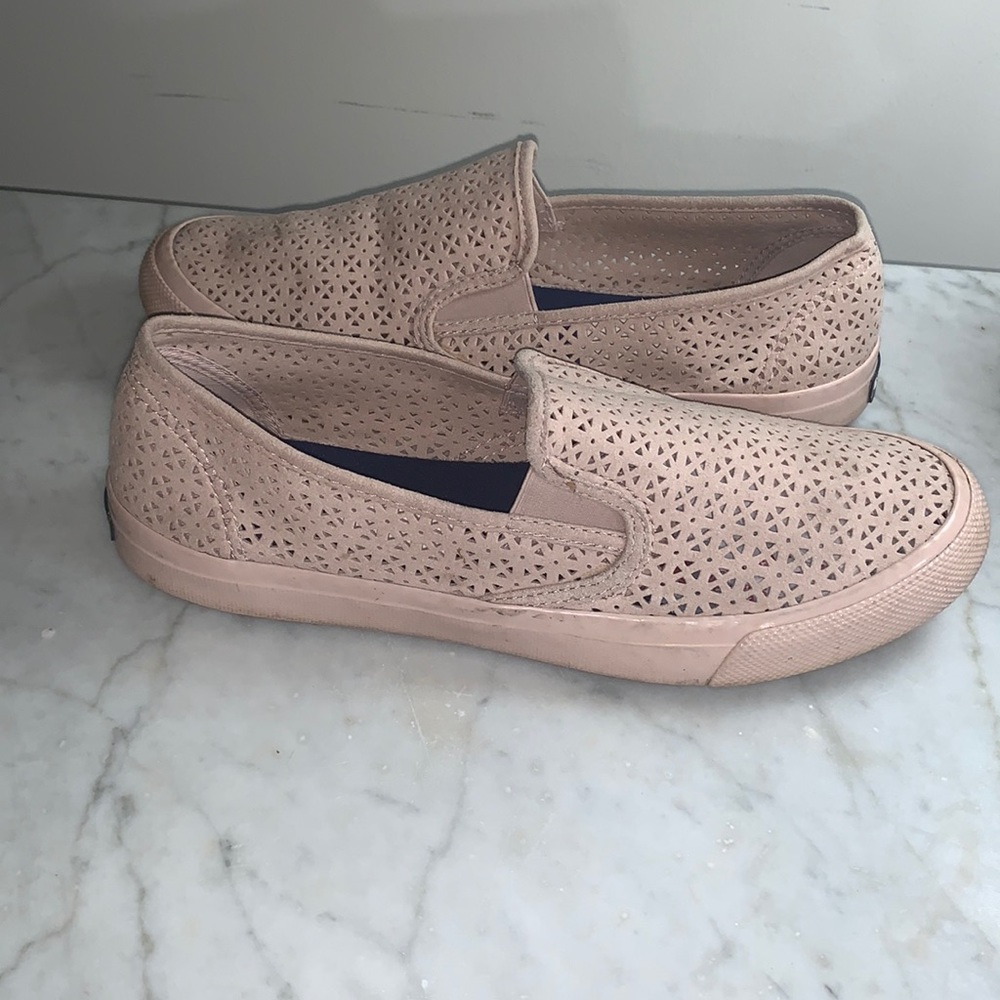 🖤 Sperry blush vented loafer/ Espadrilles size 10